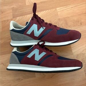 New Balance 420 Men's Burgundy and Navy Sneakers
